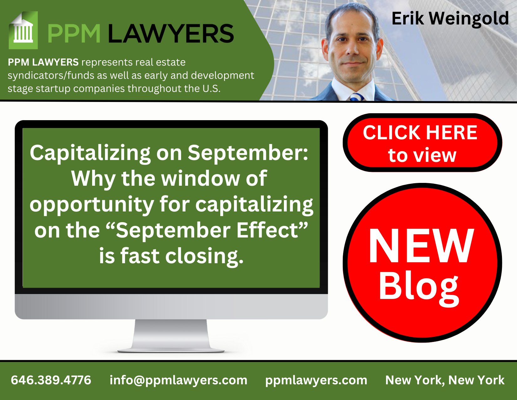capitalizing on September: Why the window of opportunity for capitalizing on the “September Effect” is fast closing.