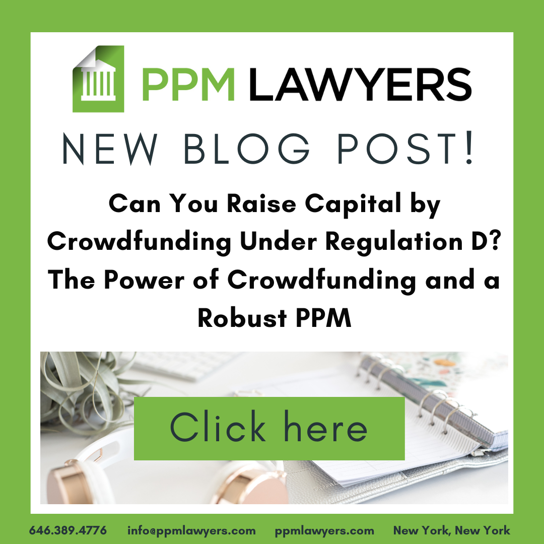 Can You Raise Capital By Crowdfunding Under Regulation D? The Power Of Crowdfunding And A Robust PPM