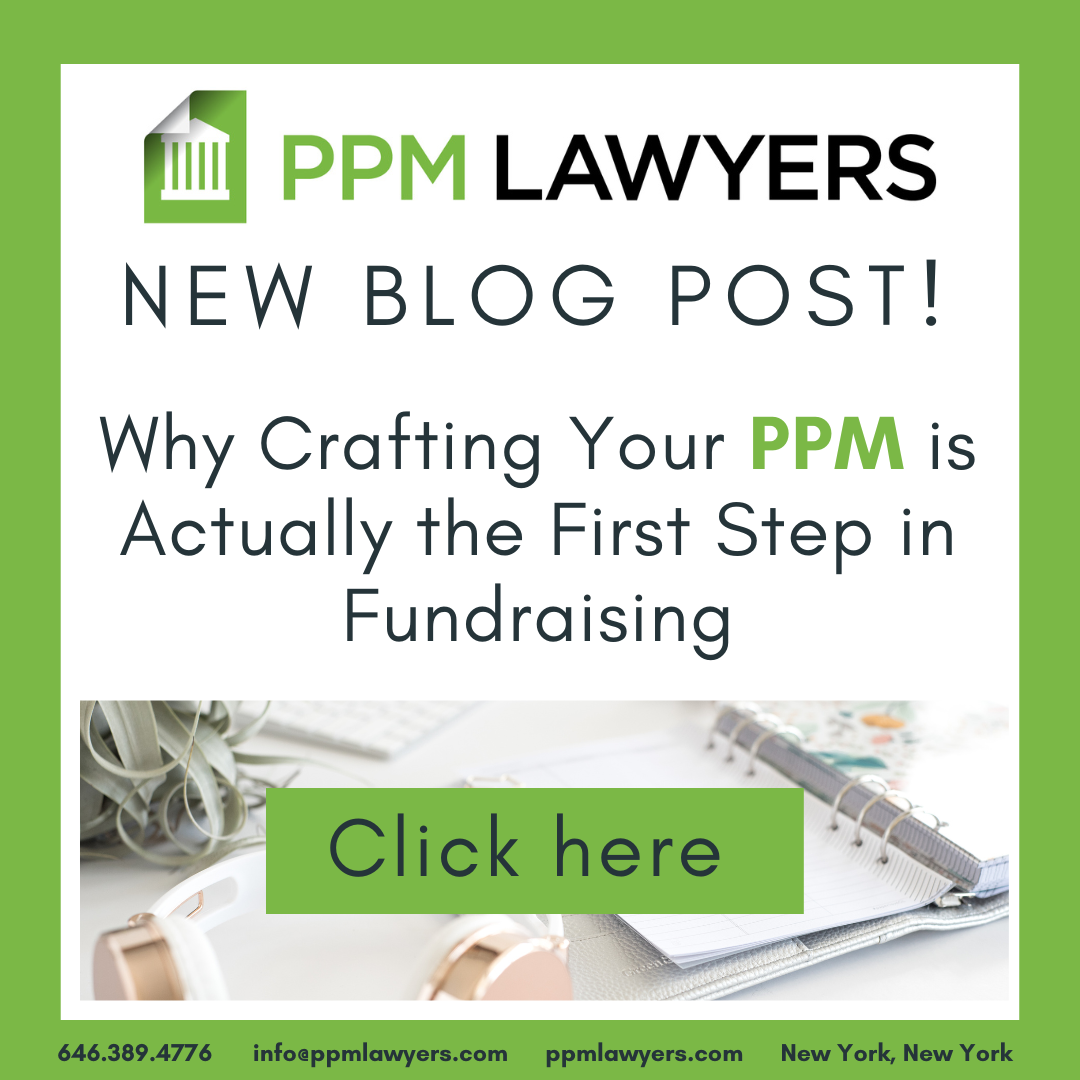 Why Crafting Your PPM is Actually the First Step in Fundraising