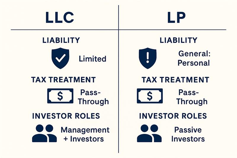 LLC Vs LP: Choosing The Right Entity For Your Investment Offering